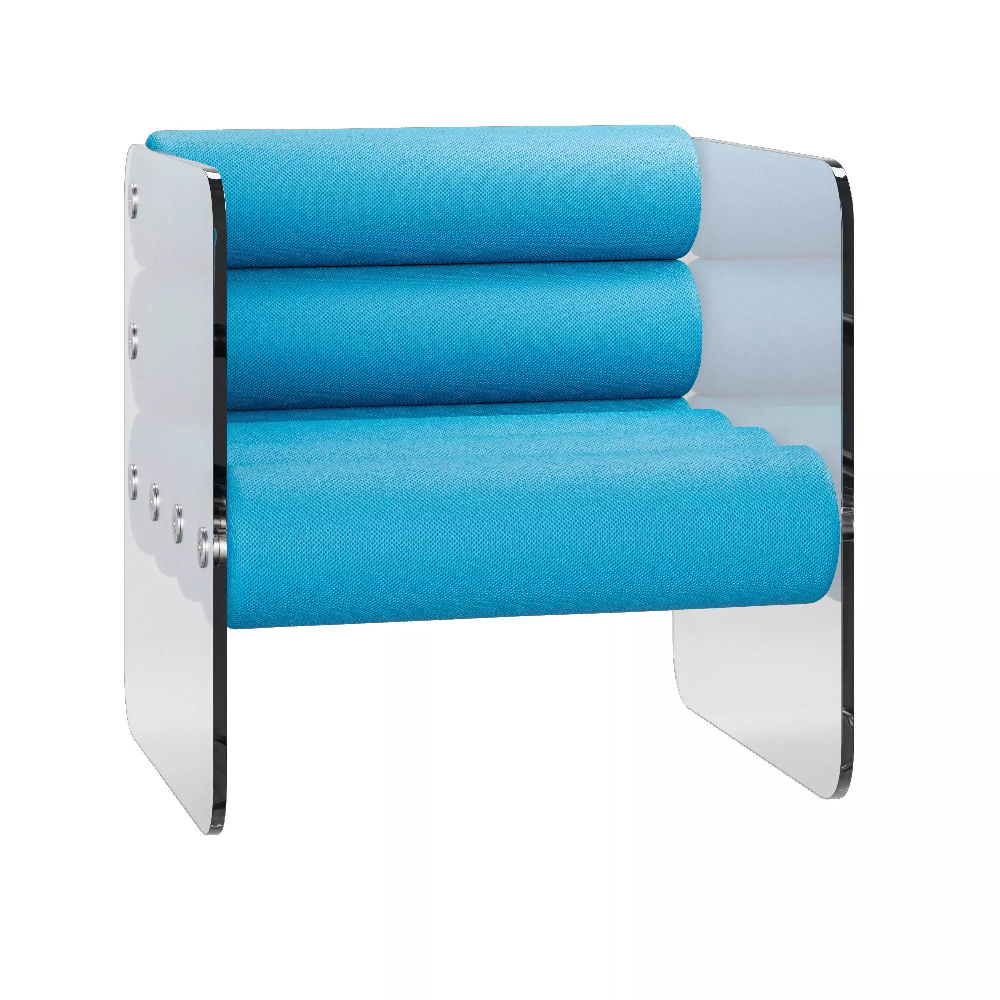 Kuumo outdoor set of 5 furniture models 3D Model Collection_10