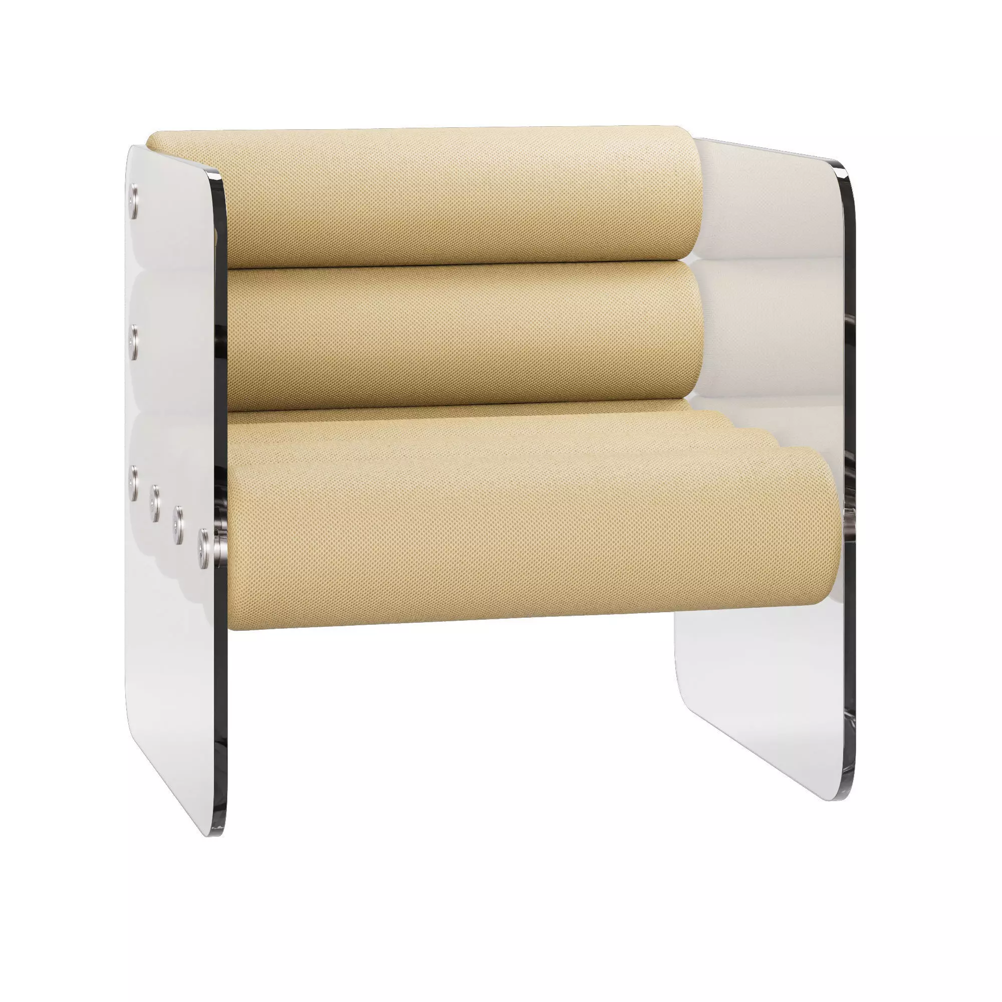 Kuumo outdoor set of 5 furniture models 3D Model Collection_8