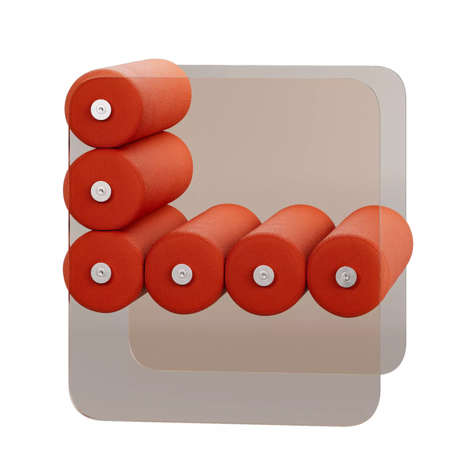 Kuumo outdoor set of 5 furniture models 3D Model Collection_13