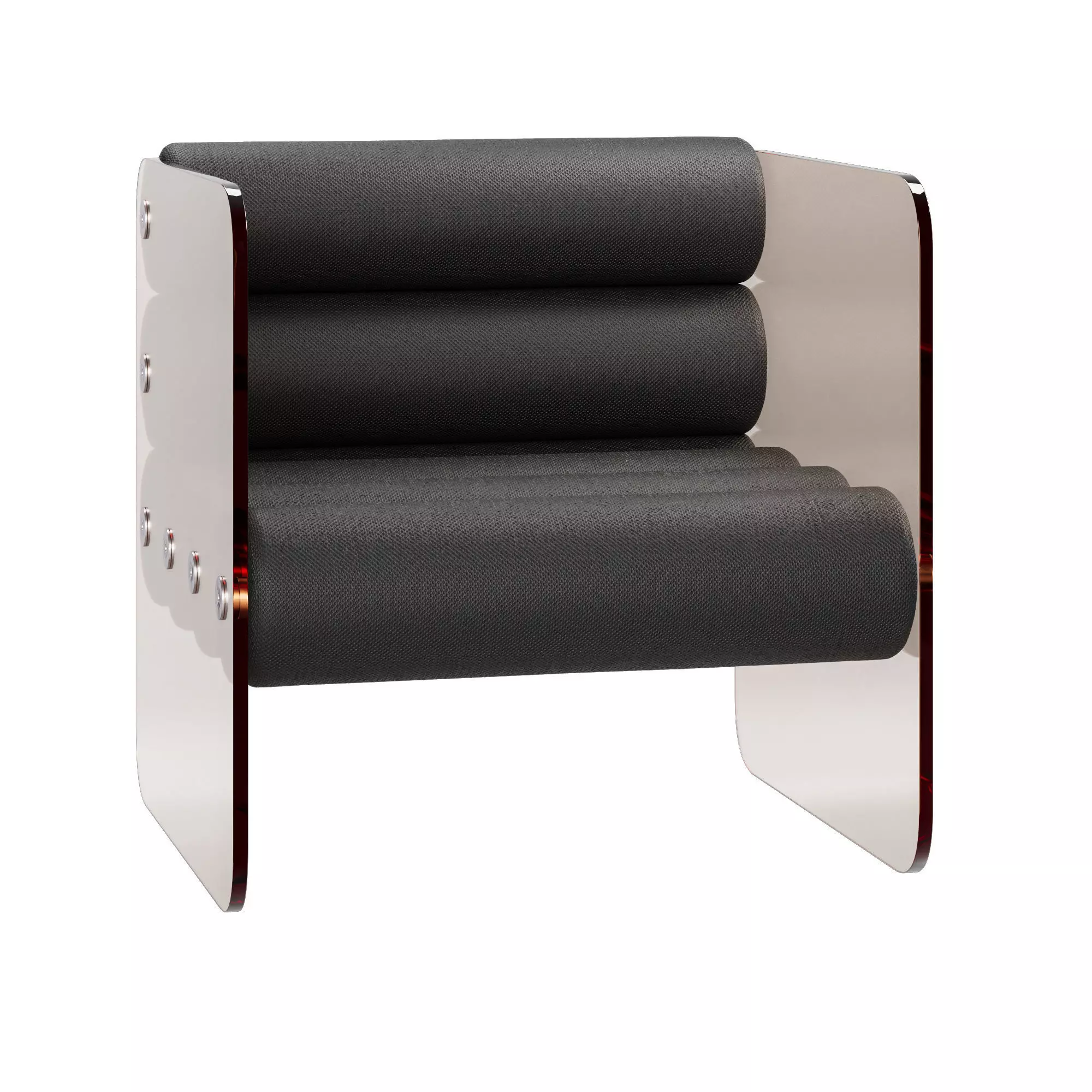 Kuumo outdoor set of 5 furniture models 3D Model Collection_9