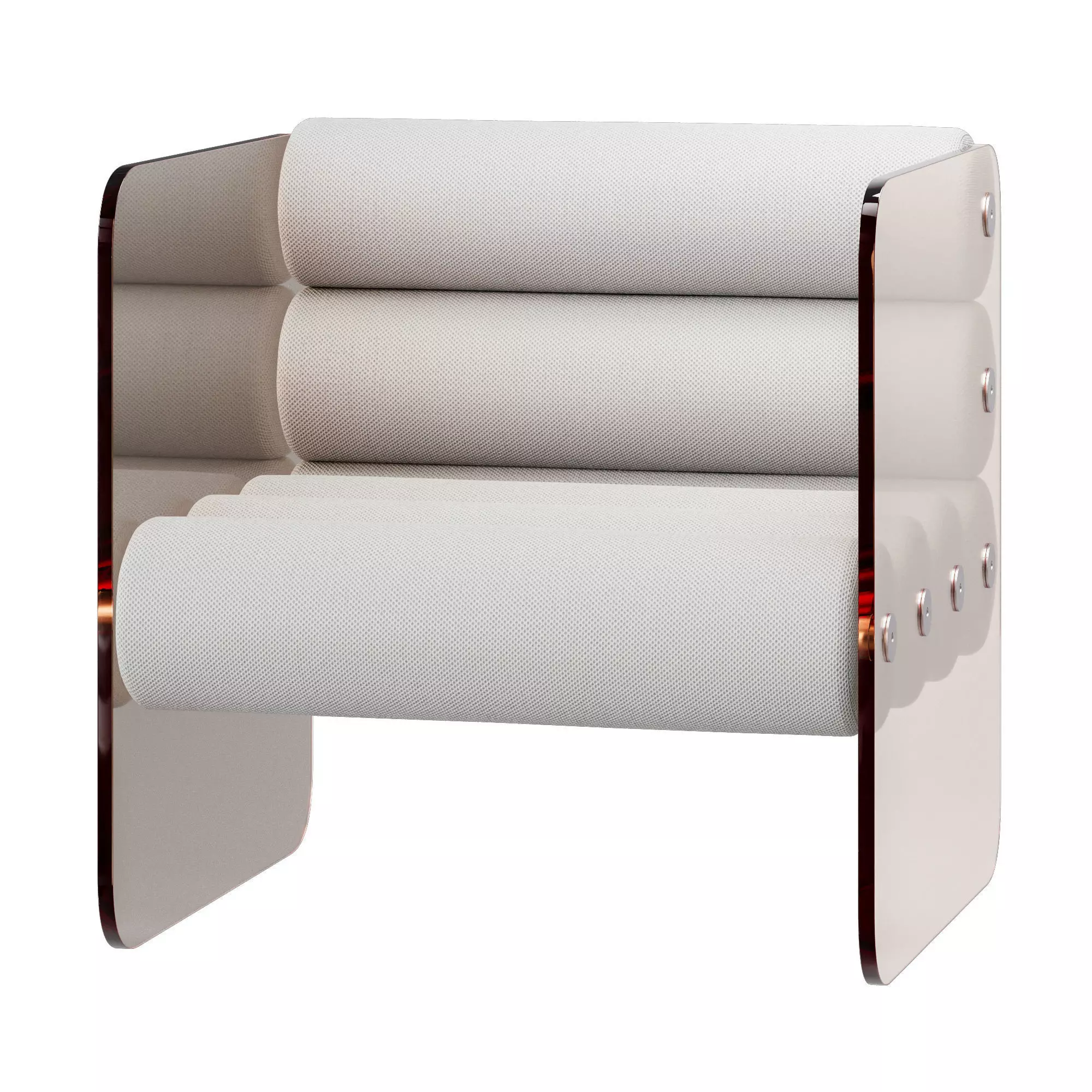 Kuumo outdoor set of 5 furniture models 3D Model Collection_11