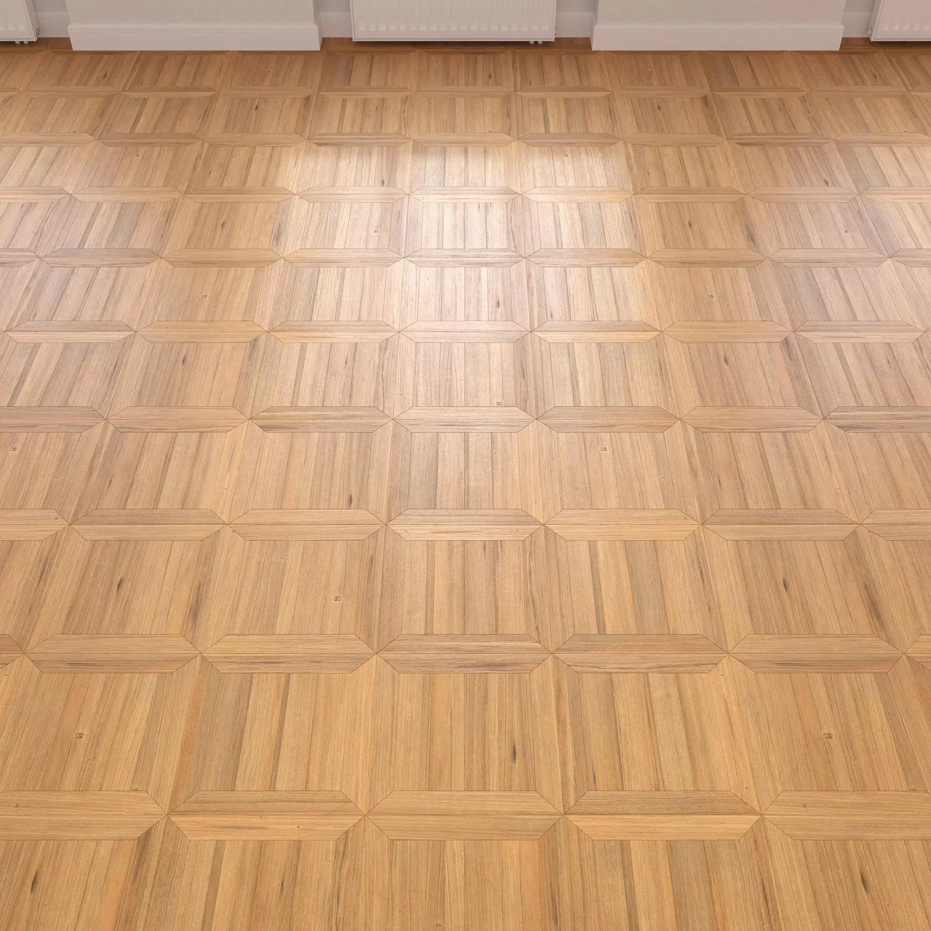 Parquet - Laminate - Wooden floor 2 in 1 Low-poly 3D model_3