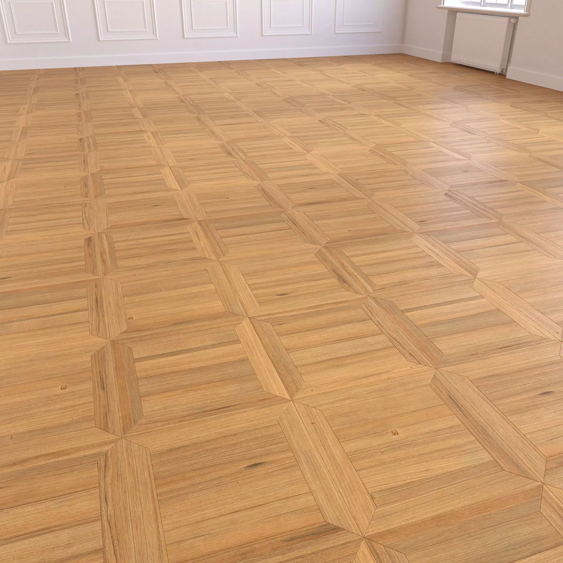 Parquet - Laminate - Wooden floor 2 in 1 Low-poly 3D model_5
