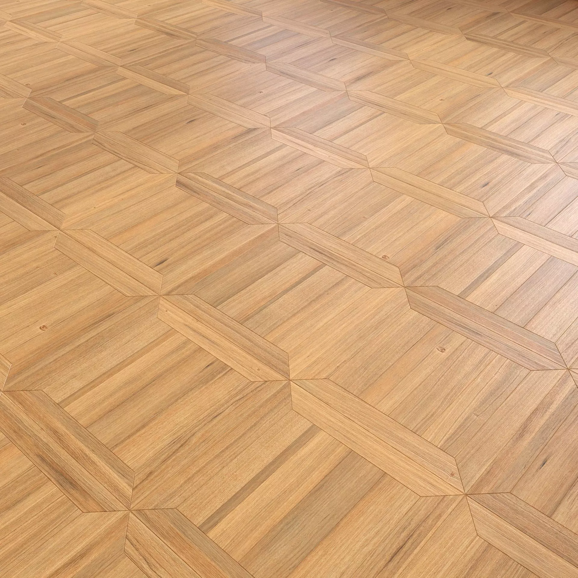 Parquet - Laminate - Wooden floor 2 in 1 Low-poly 3D model_1