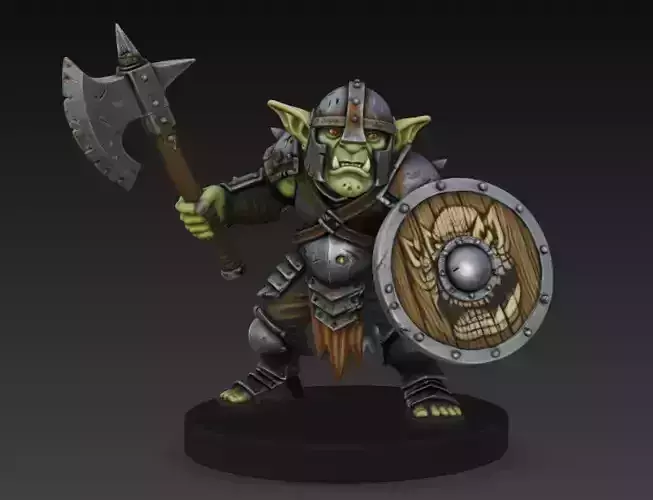 Goblin Warrior 3D model for 3D Print