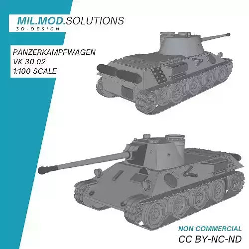 Panzerkampfwagen VK 30 02 Wehrmacht Tabletop