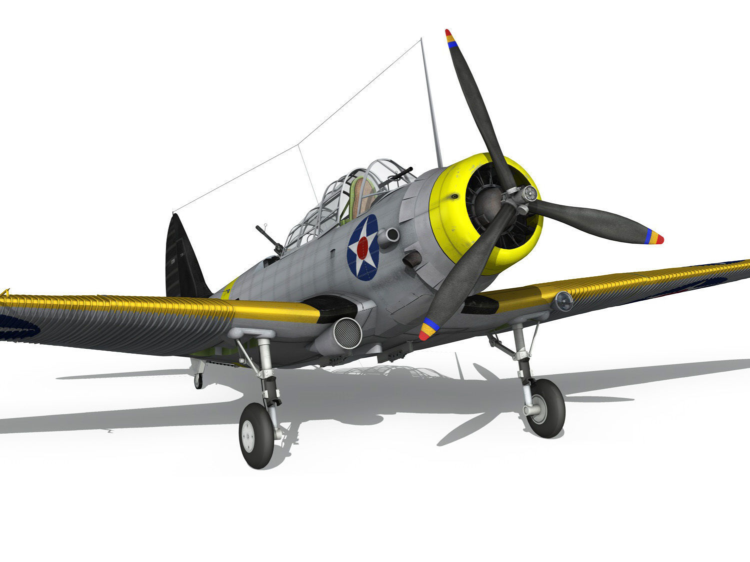 Douglas TDB-1 Devastator - 71S16 3D model_14