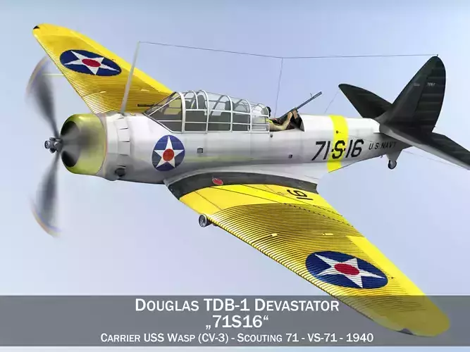 Douglas TDB-1 Devastator - 71S16 