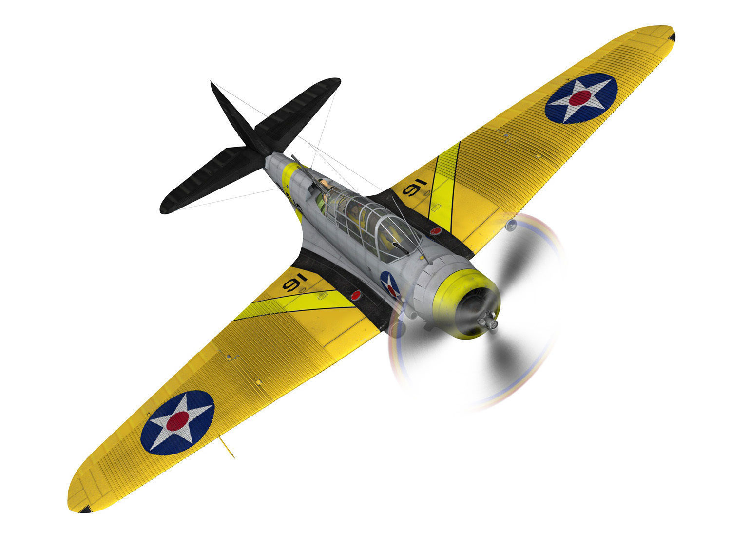 Douglas TDB-1 Devastator - 71S16 3D model_7