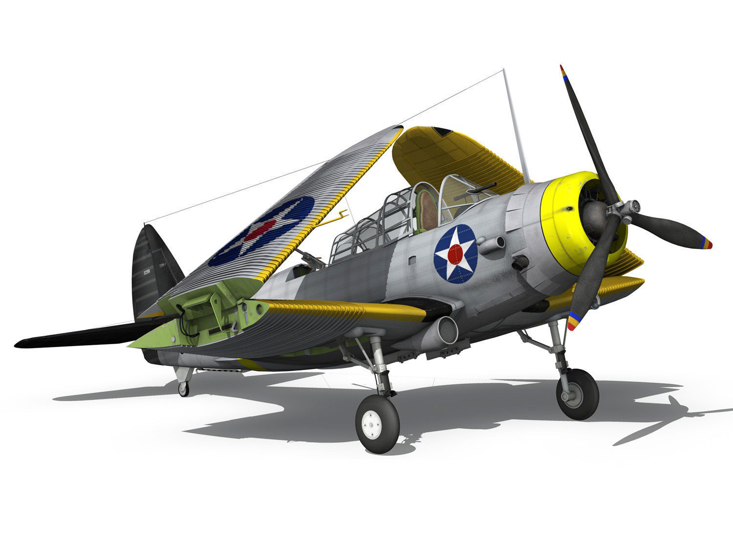 Douglas TDB-1 Devastator - 71S16 3D model_10