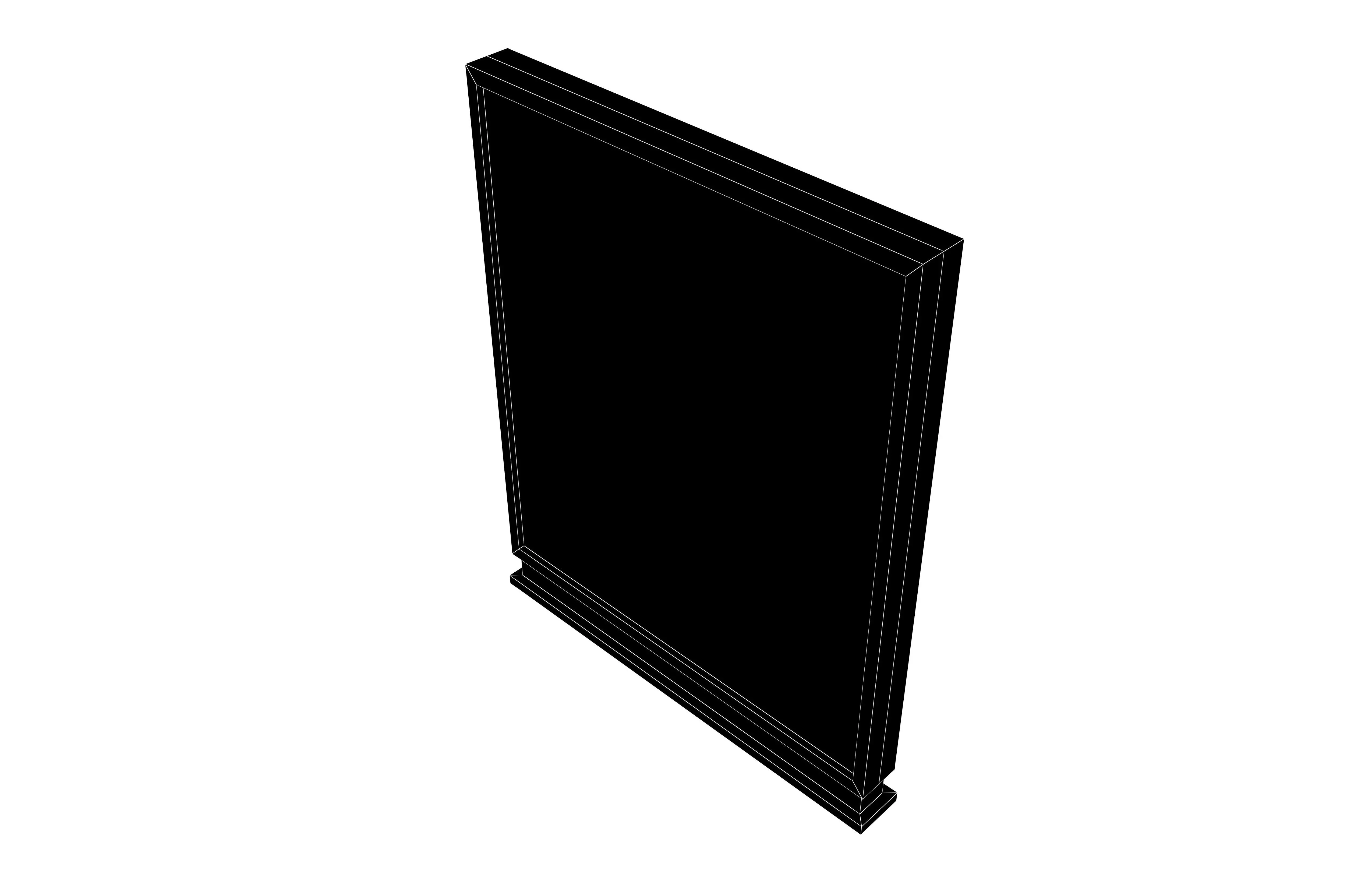 Advertising Display LCD Mockup v7 001 Low-poly 3D model_6