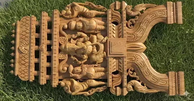PILLAYAR  KAVADI 3D RELIEF MODEL