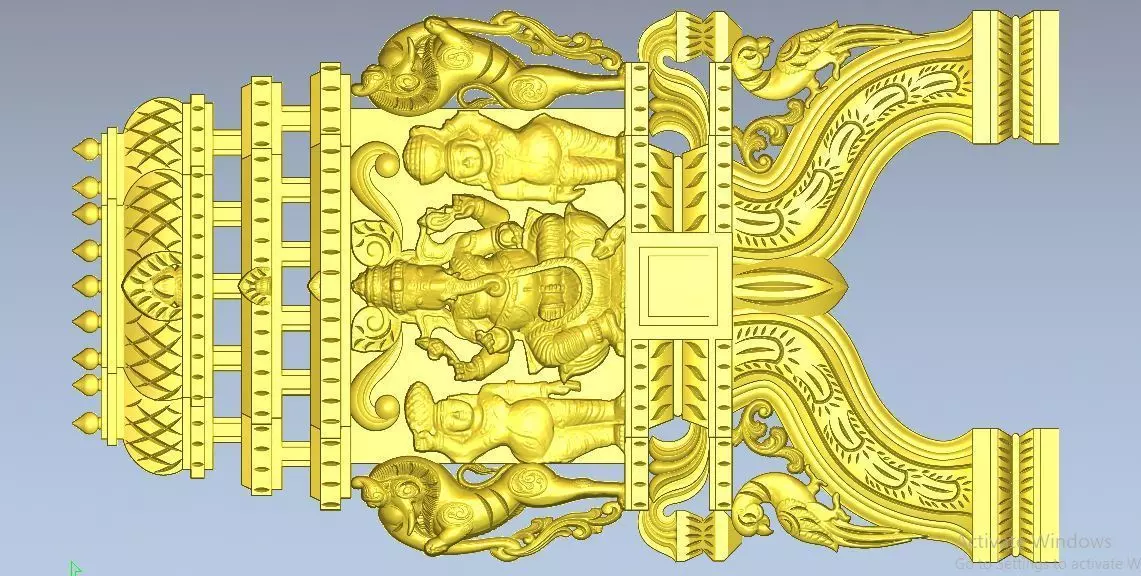 PILLAYAR  KAVADI 3D RELIEF MODEL 3D print model_2