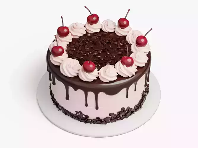 Black Forest Cake 3D model