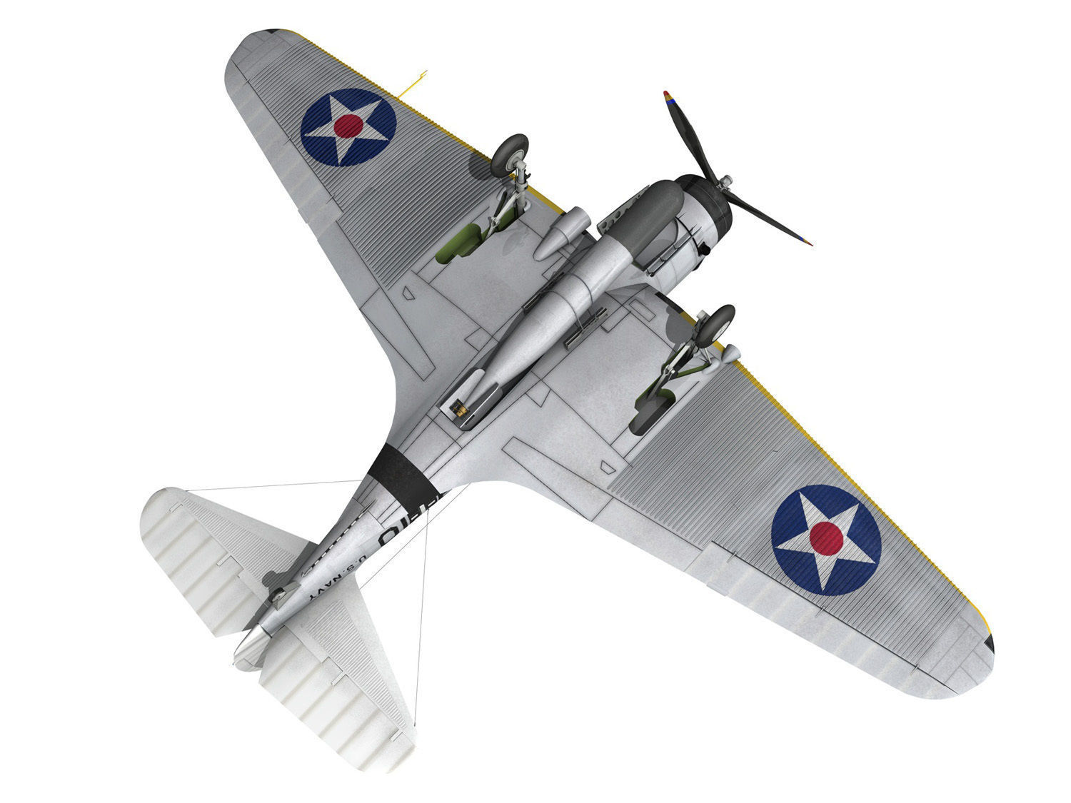 Douglas TDB-1 Devastator - 3T10  3D model_15