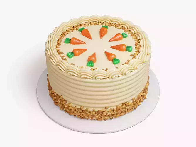 Carrot Cake 3D model