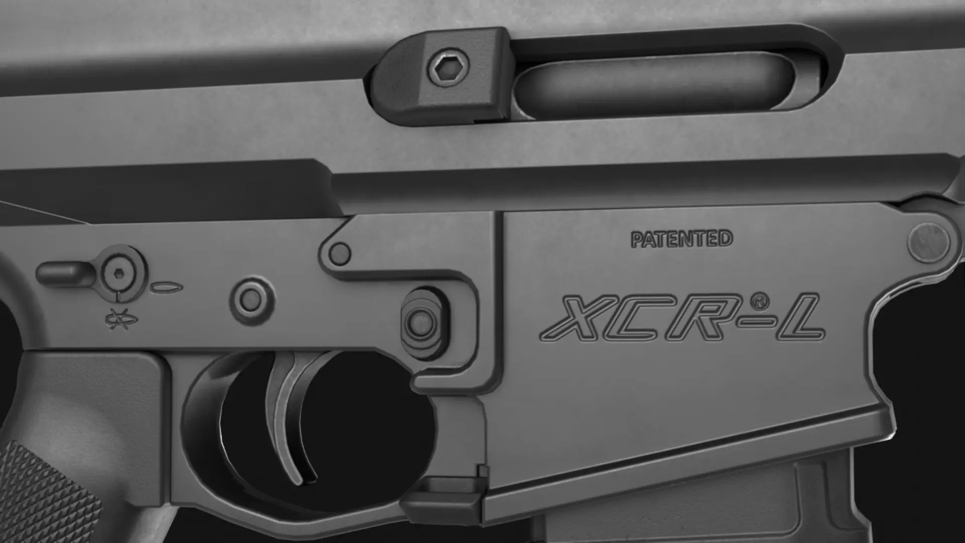 RobArms XCR-L Rifle - Game Asset Low-poly 3D model_14