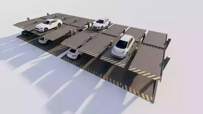Parking-Parking Lot 3D model