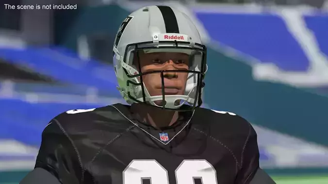 Las Vegas Raiders American Football Player Fur for Cinema 4D
