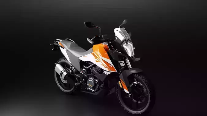 KTM 250 Adventure 3d Model