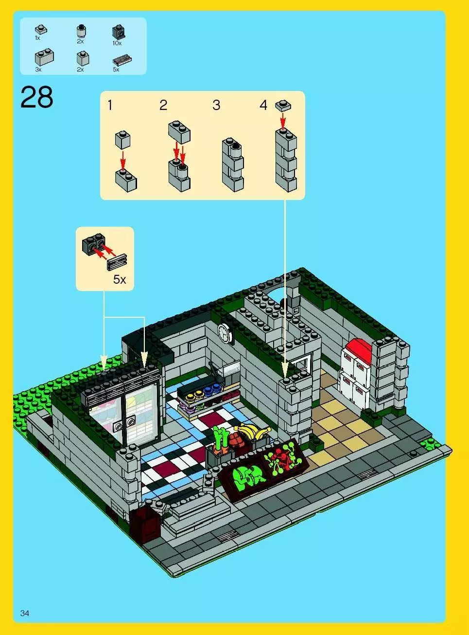 TwindBricks3D - 10185 Green Grocer 3D print model_40