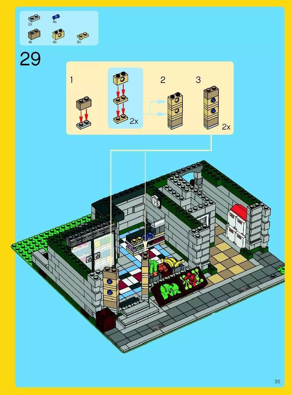 TwindBricks3D - 10185 Green Grocer 3D print model_35
