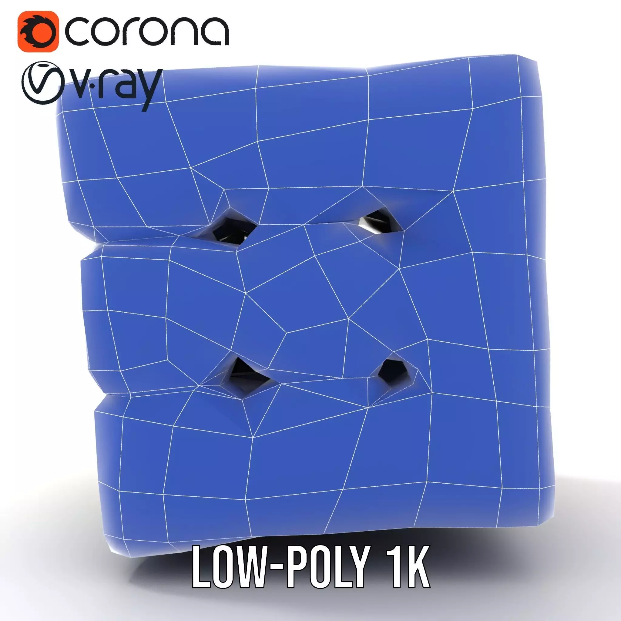 Colorful Cube Puzzle model pack Low-poly 3D model_28