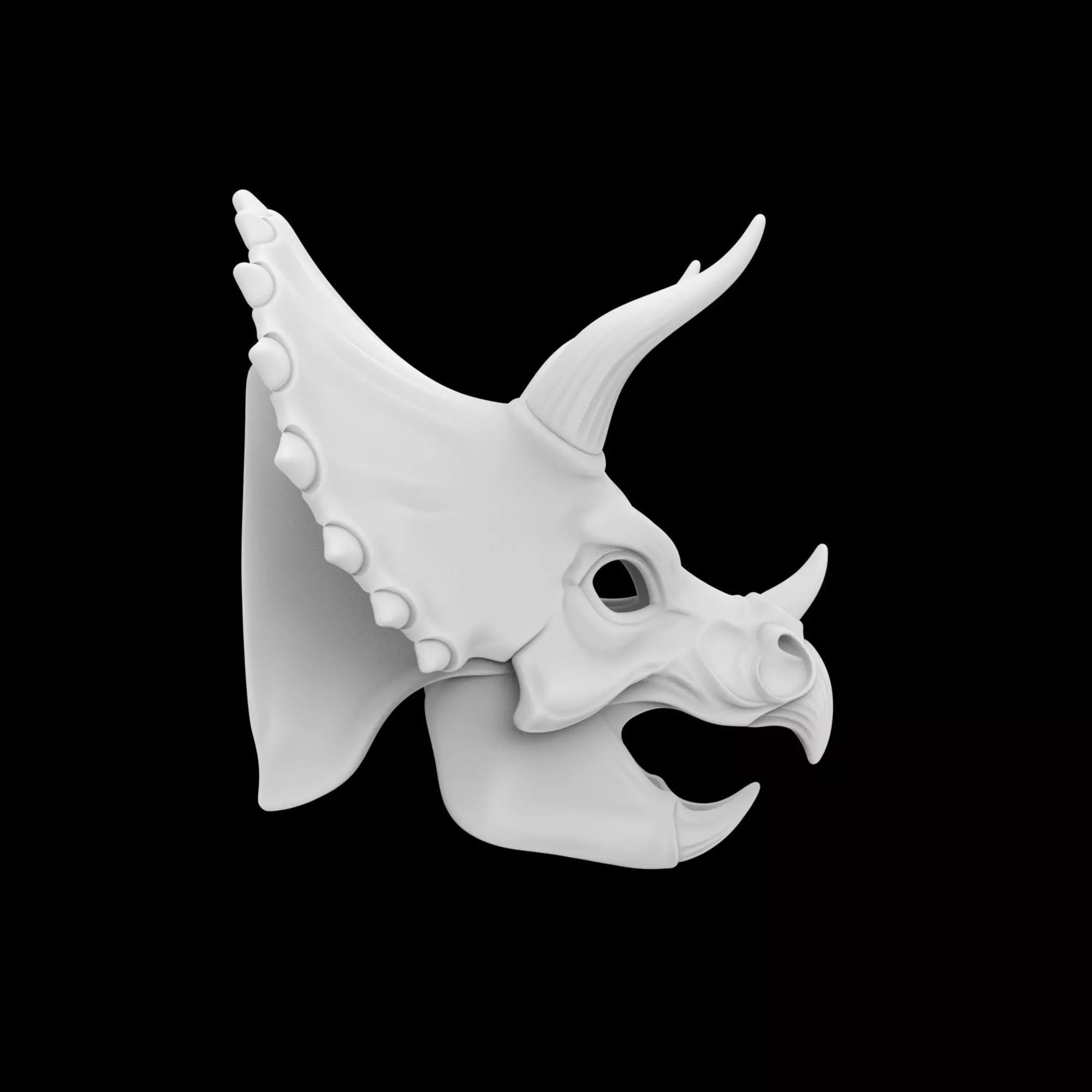 Classic Seahorse Sculpture 3D Printable Model 3D print model_5