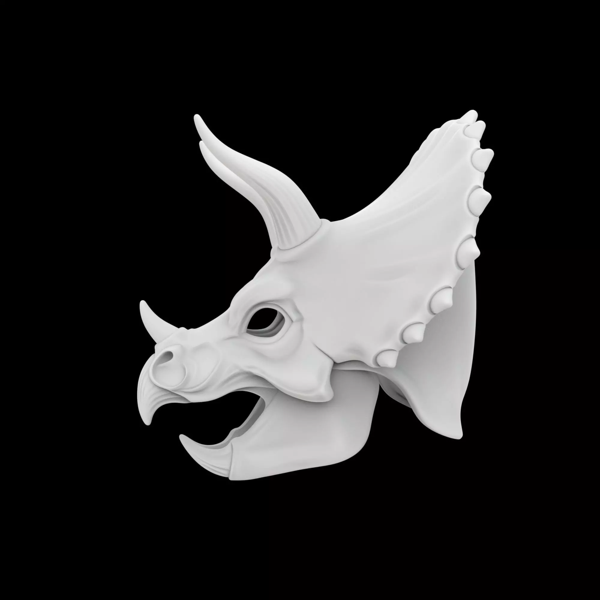 Classic Seahorse Sculpture 3D Printable Model 3D print model_2