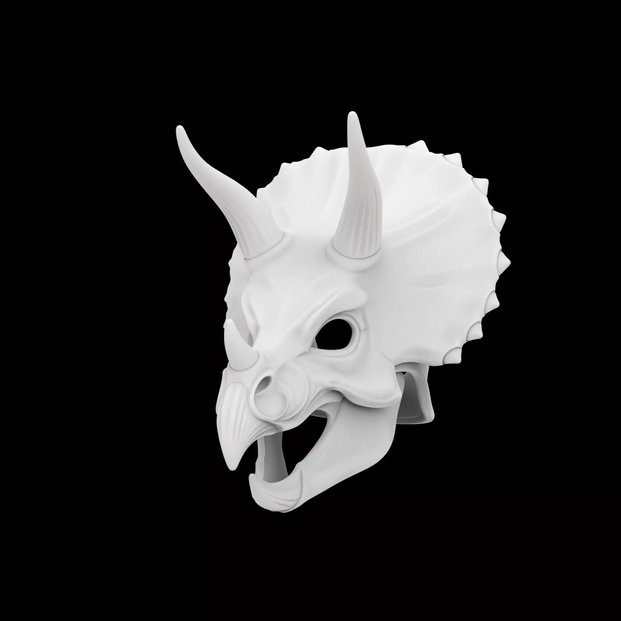 Classic Seahorse Sculpture 3D Printable Model 3D print model_1