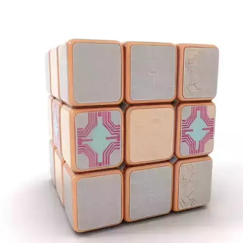 Elegant Gold Cube model pack Low-poly 3D model Elegant Gold Cube model pack Low-poly 3D model