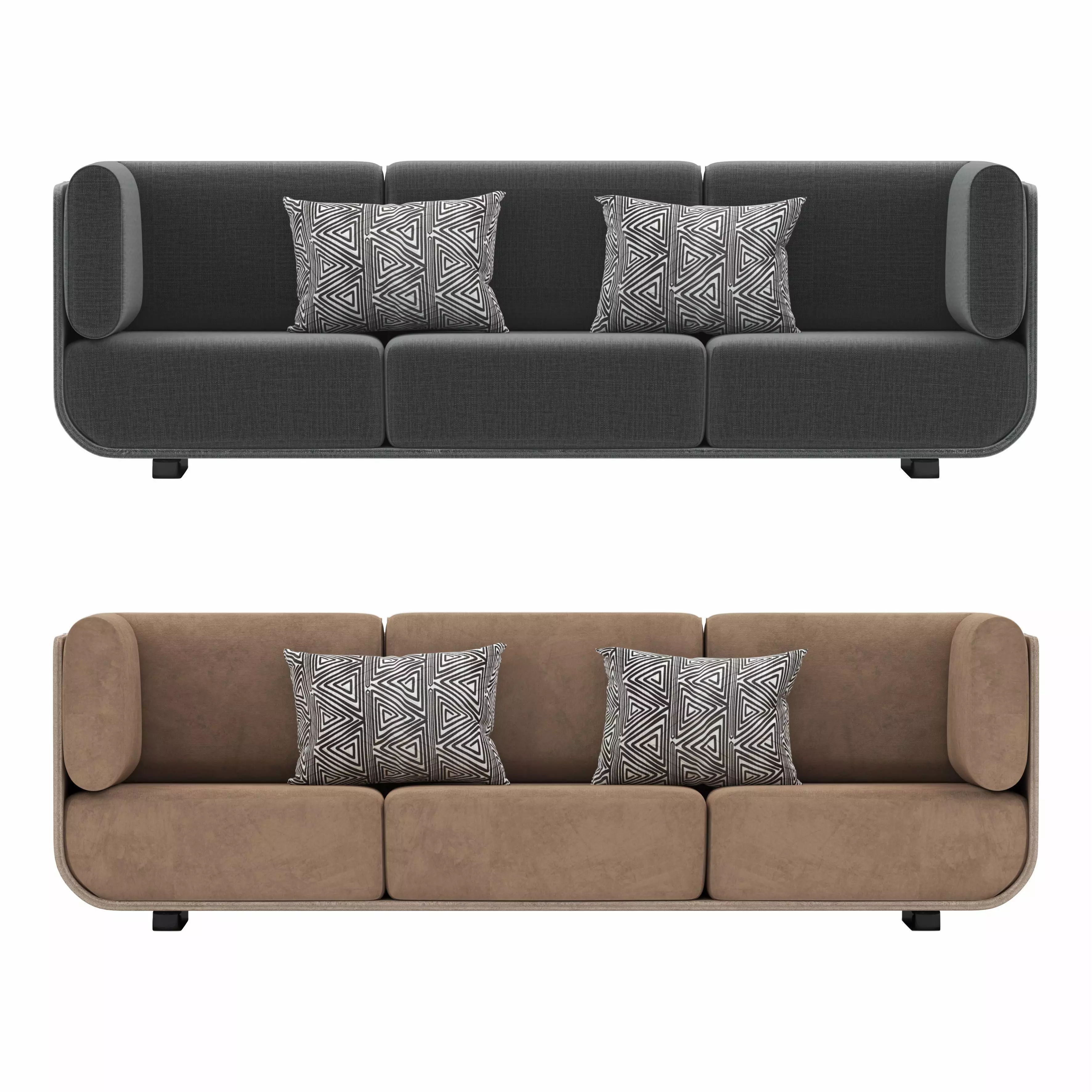 Shaal sofa by Arper 3D model_2