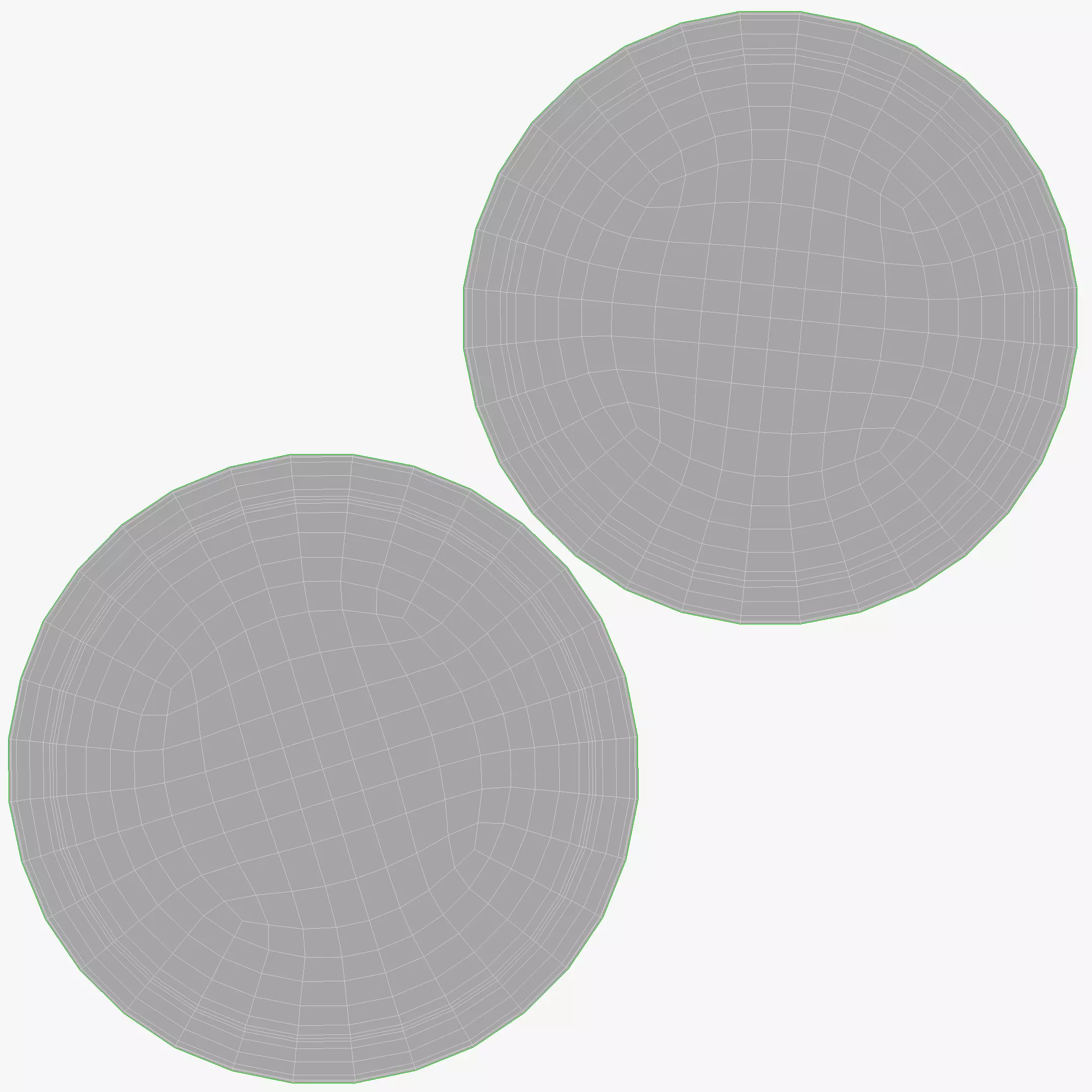 Stylish Plate M Low-poly 3D model_9