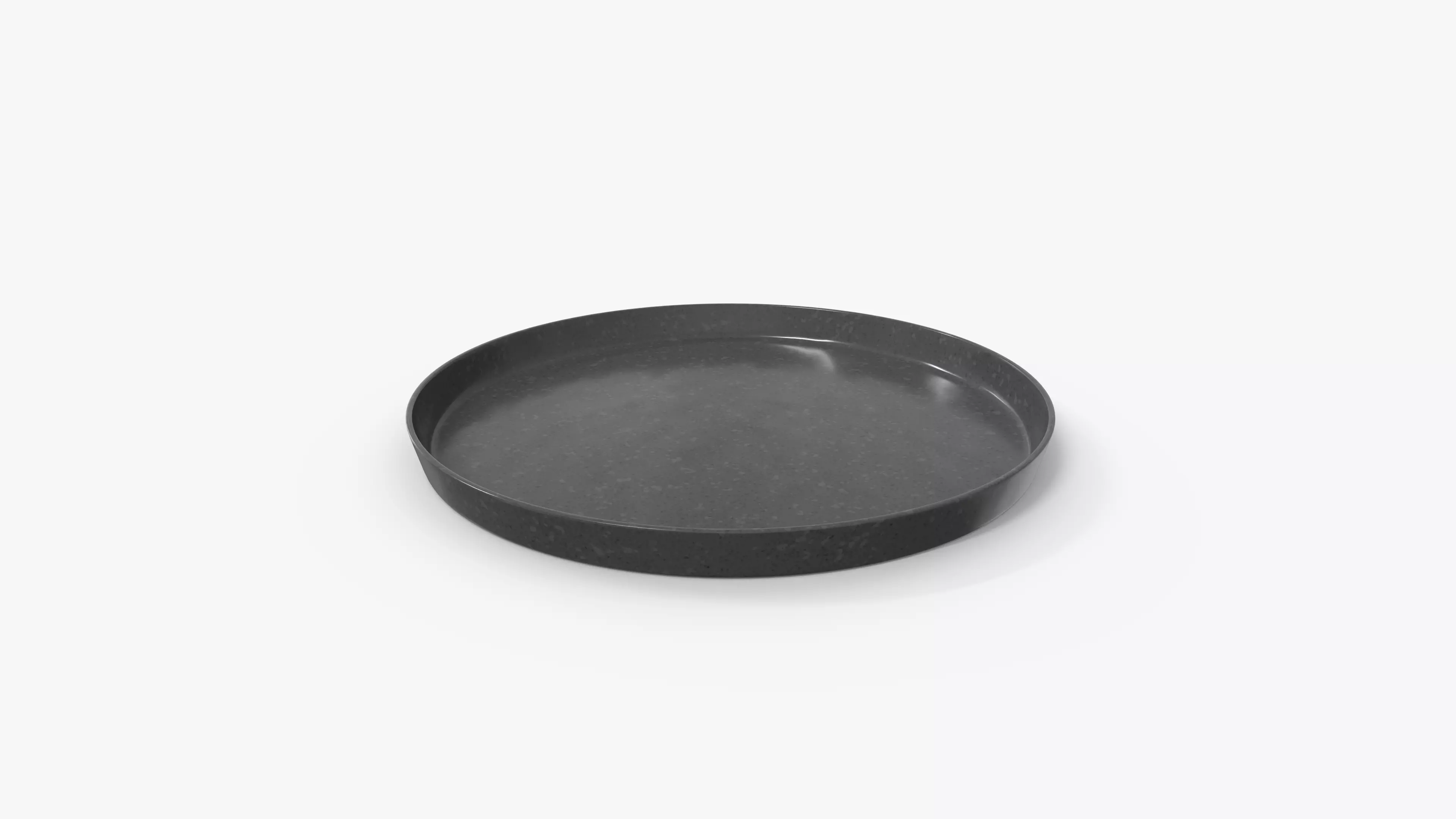 Stylish Plate M Low-poly 3D model_0