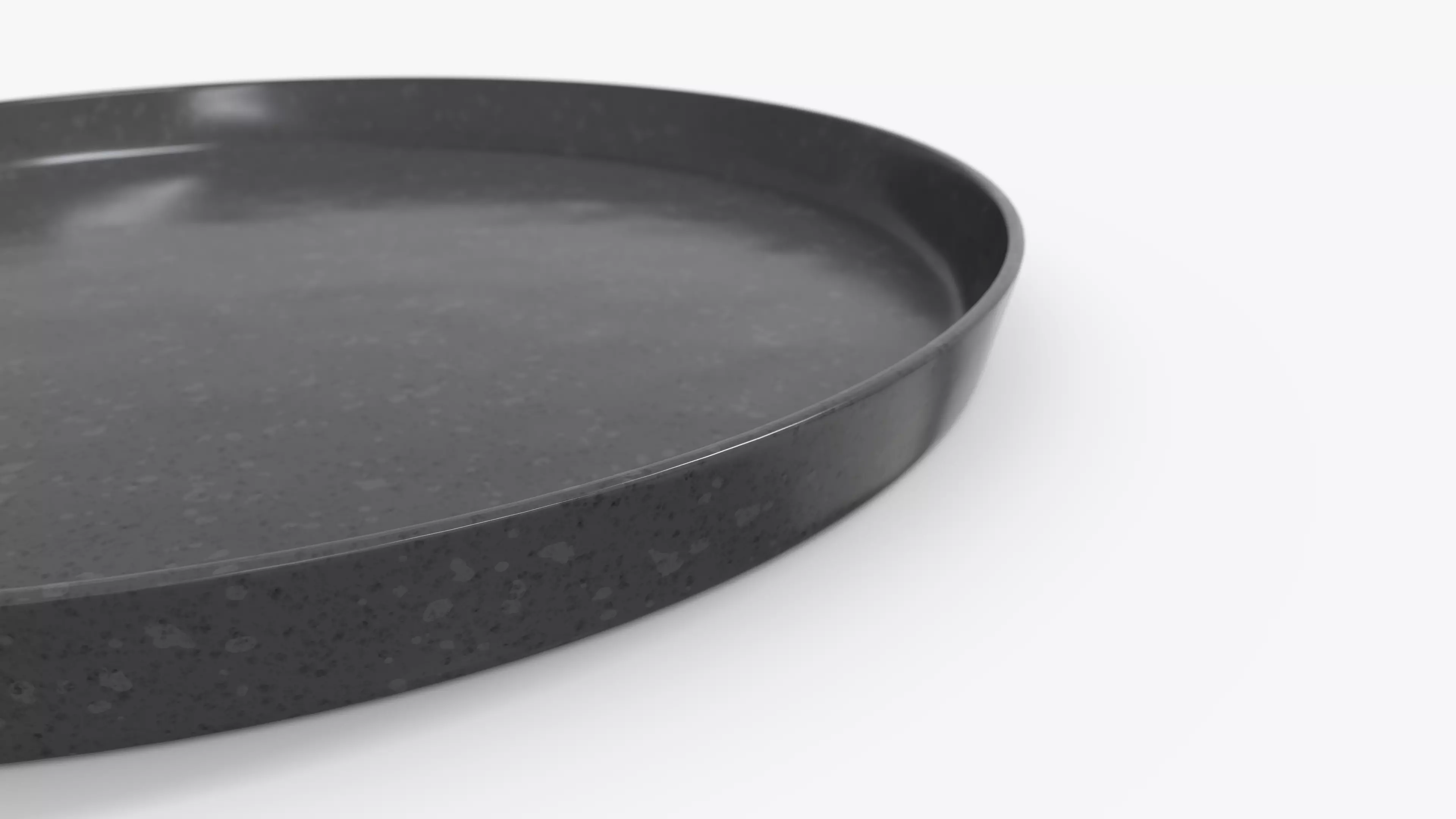 Stylish Plate M Low-poly 3D model_4