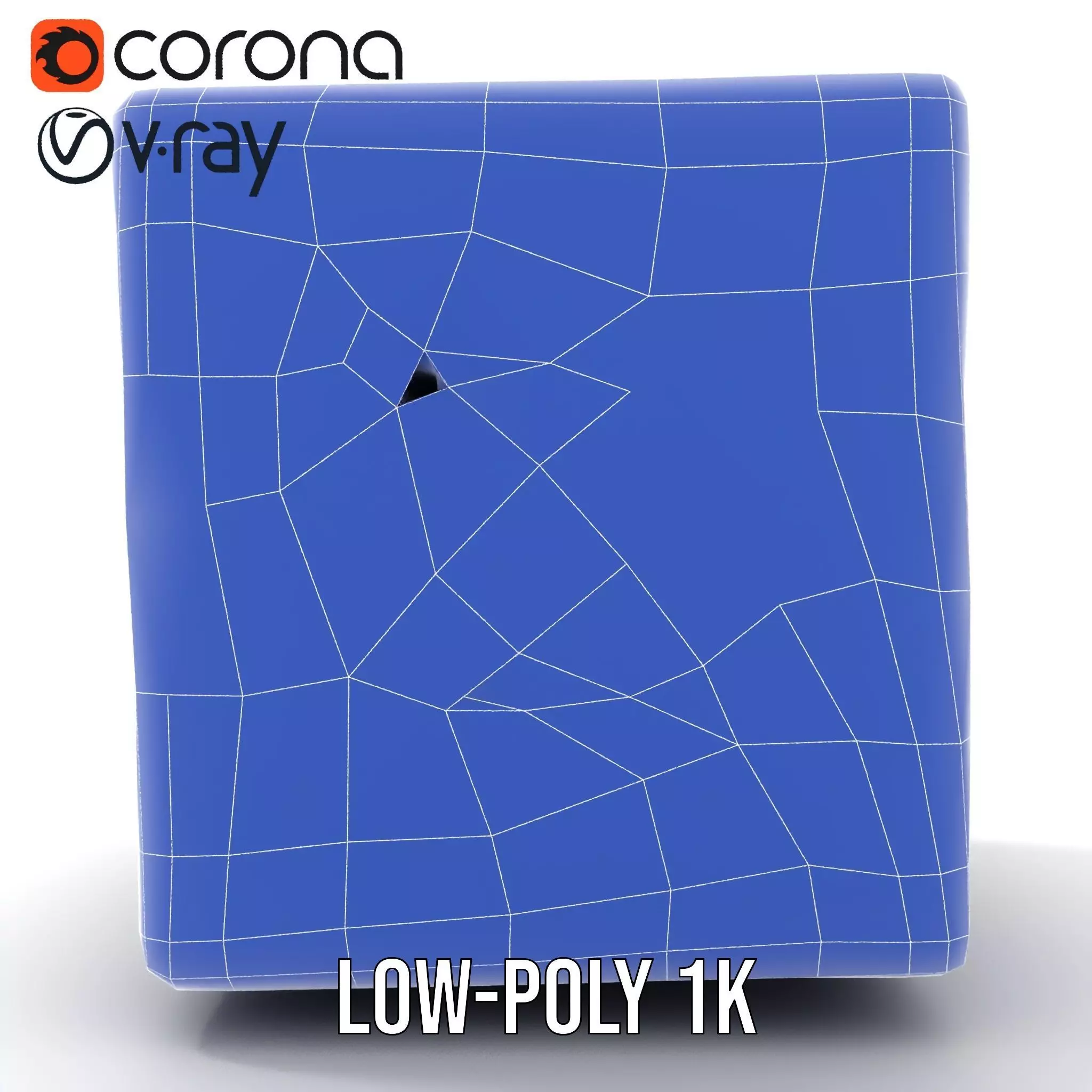 Silver Puzzle Cube model pack Low-poly 3D model_29