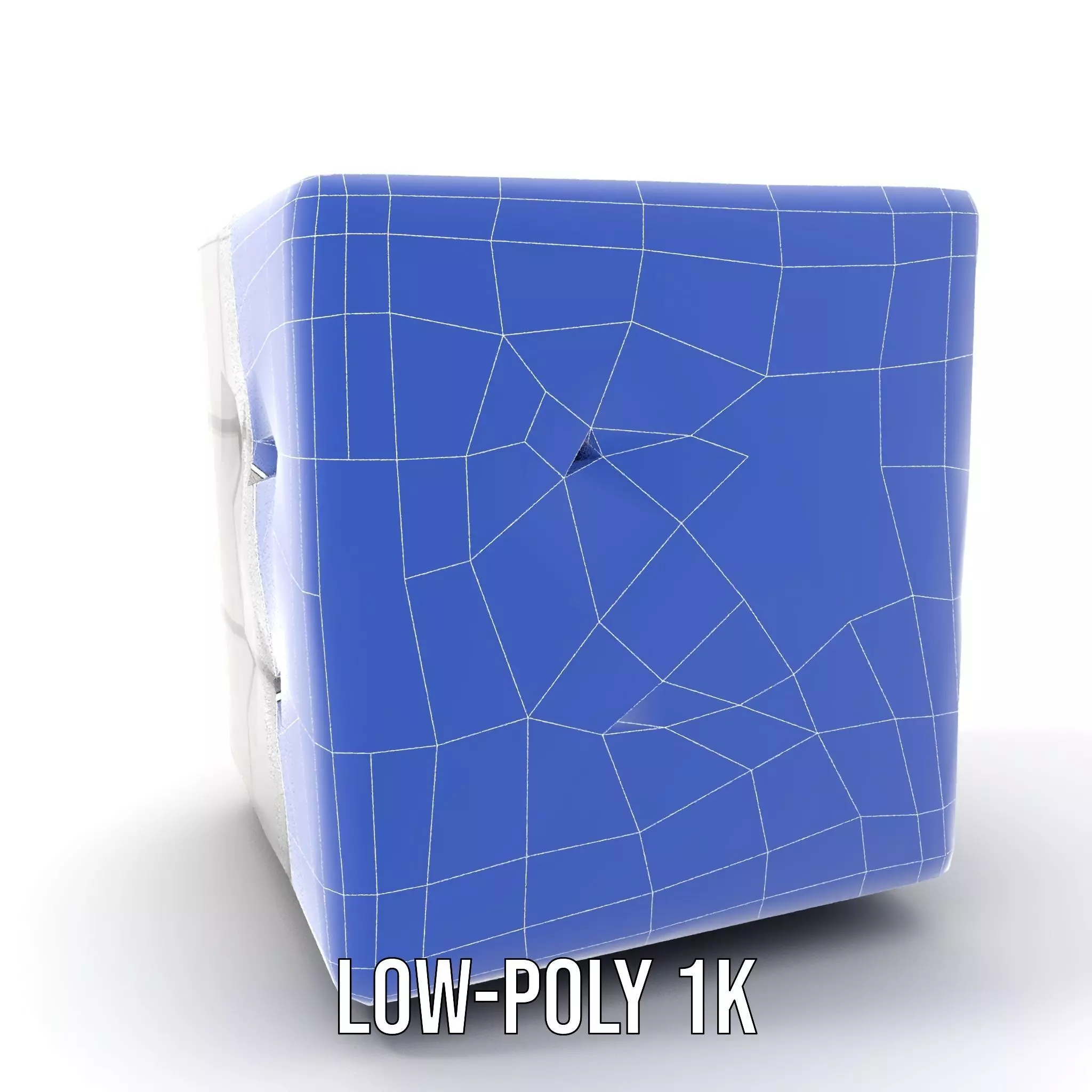 Silver Puzzle Cube model pack Low-poly 3D model_20