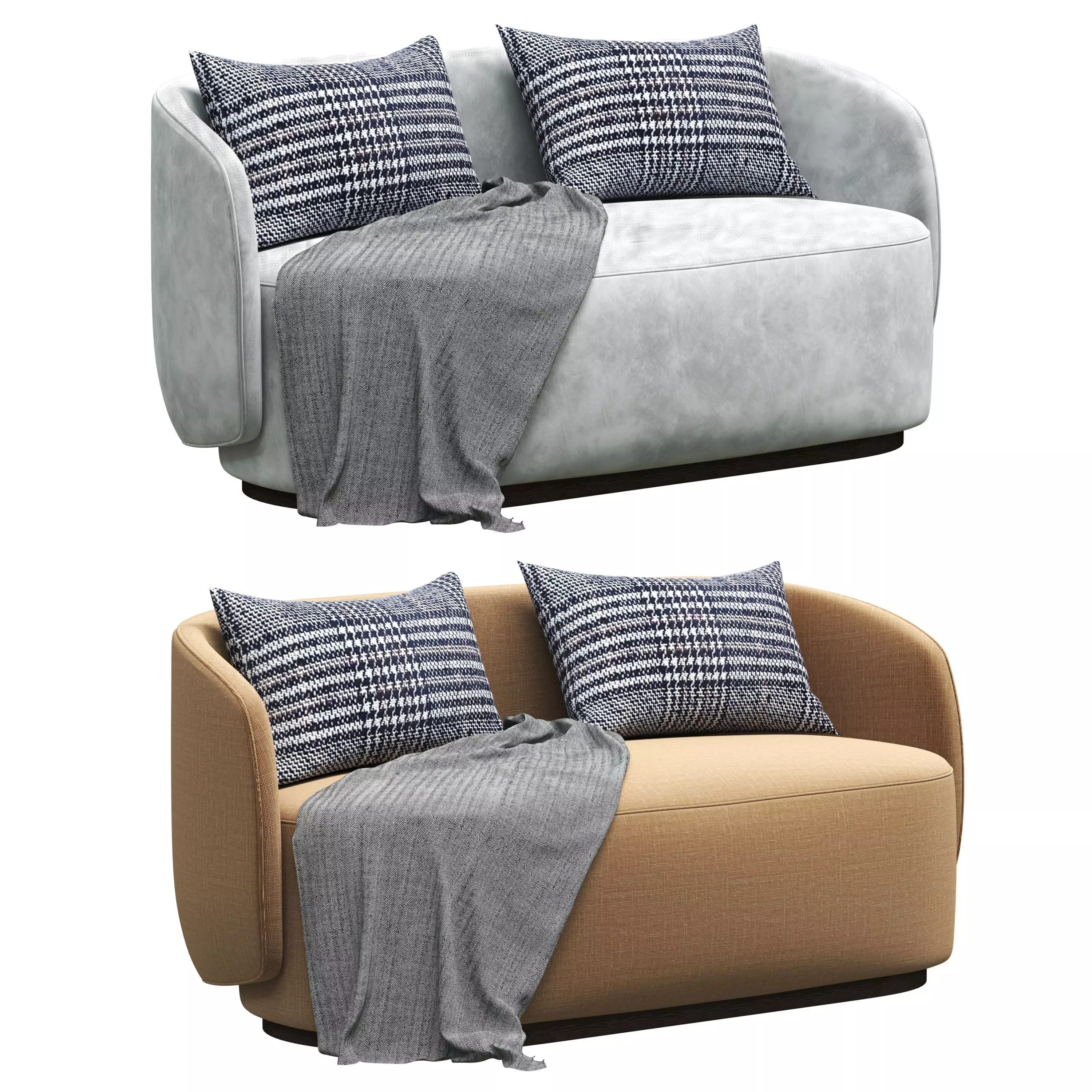 Fendi Casa Annabelle sofa 3D model_1