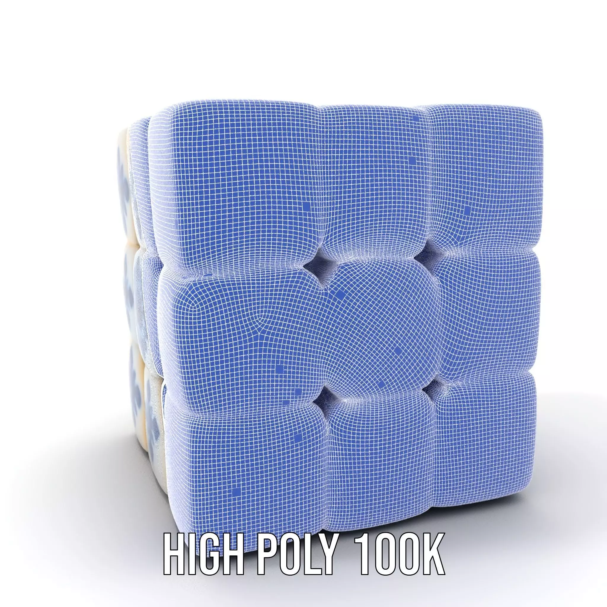 Porcelain Blue Pattern Cube model pack Texture_5