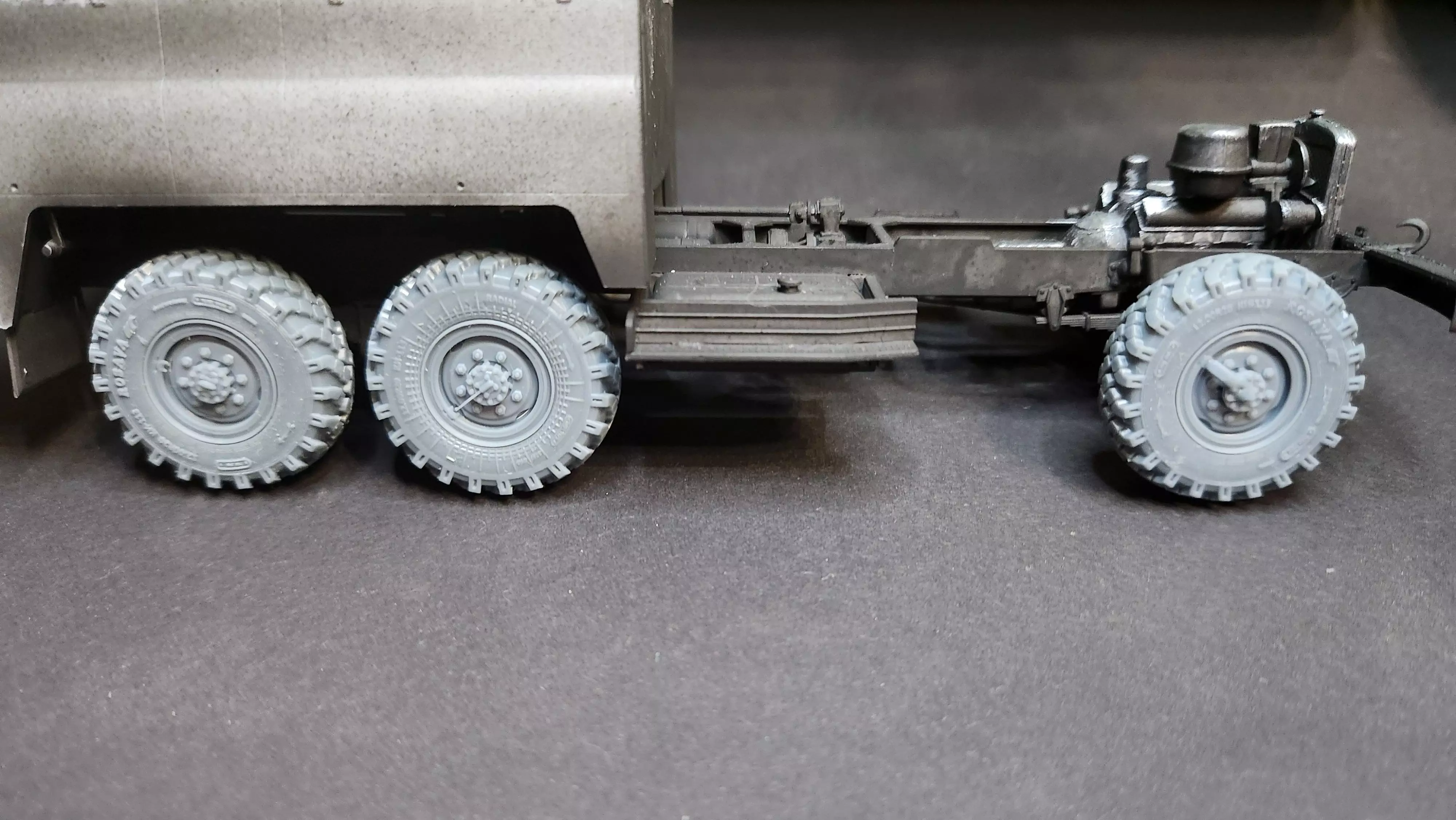 ZIL 131 Wheels set 1 35 scale for ICM models 3D print model_1