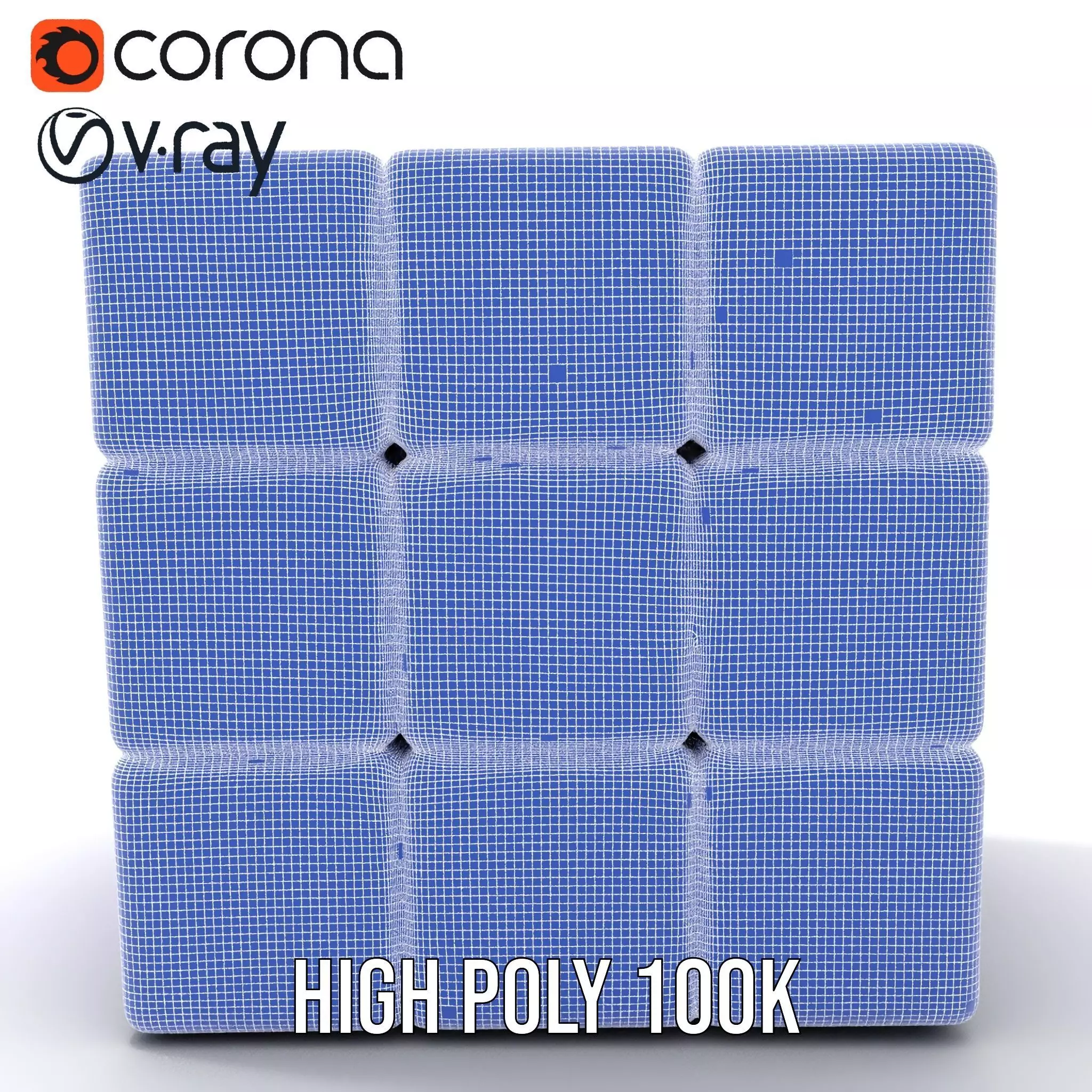 Classic Puzzle Cube model pack Low-poly 3D model_34