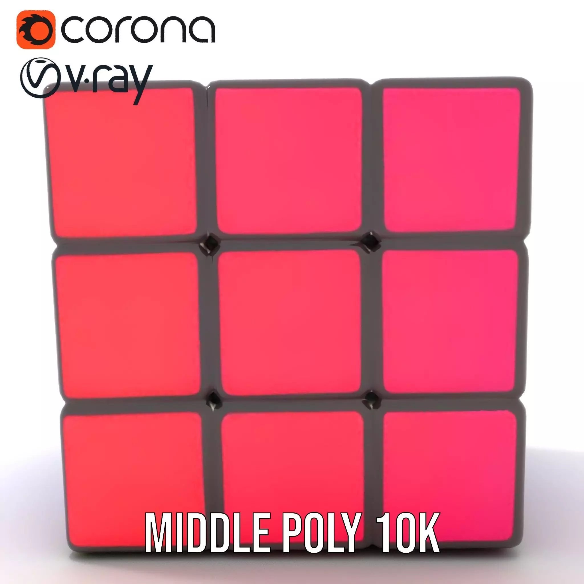 Classic Puzzle Cube model pack Low-poly 3D model_22