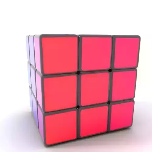 Classic Puzzle Cube model pack Low-poly 3D model