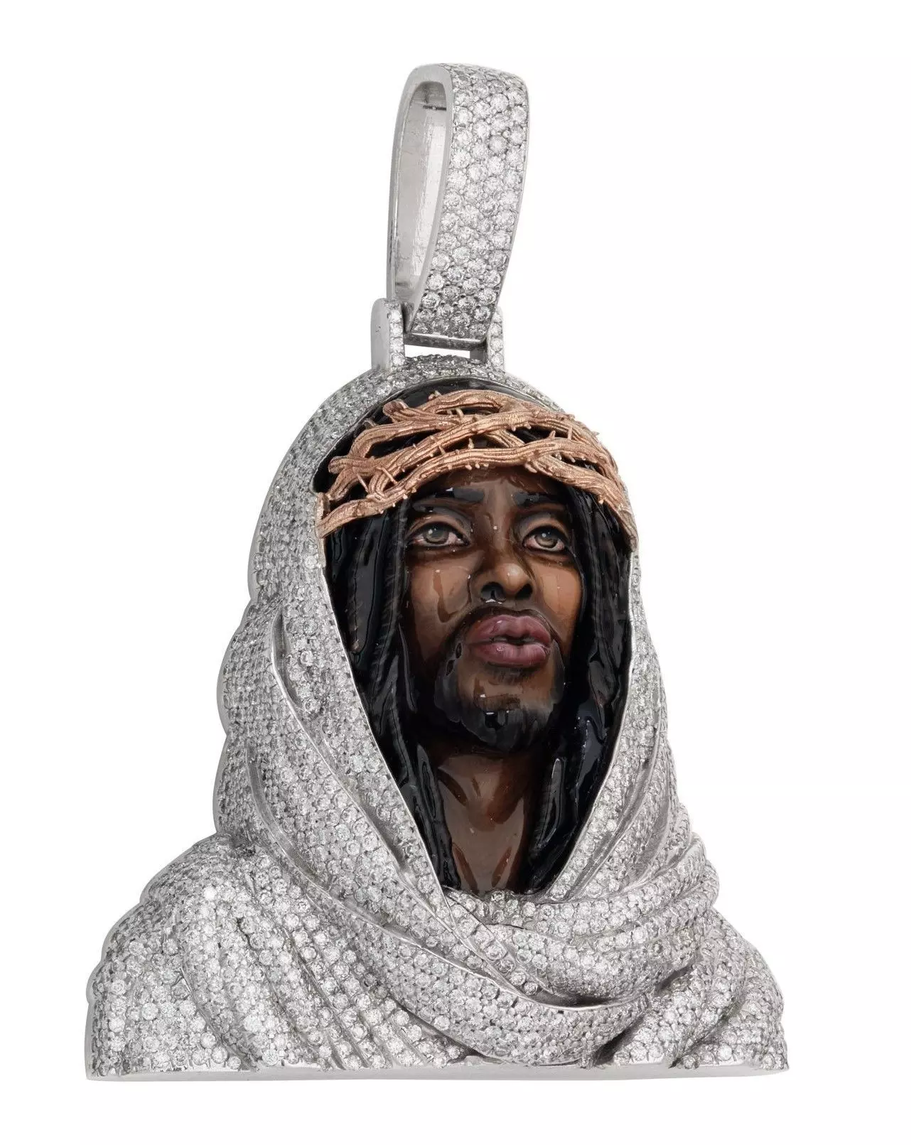 Black JESUS 3D print model