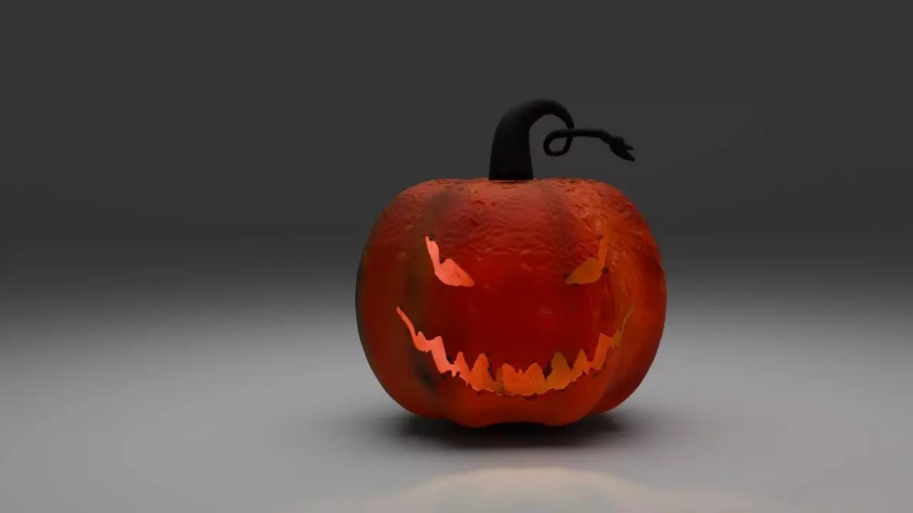 Halloween Pumpkin 3D Model 3D print model_0