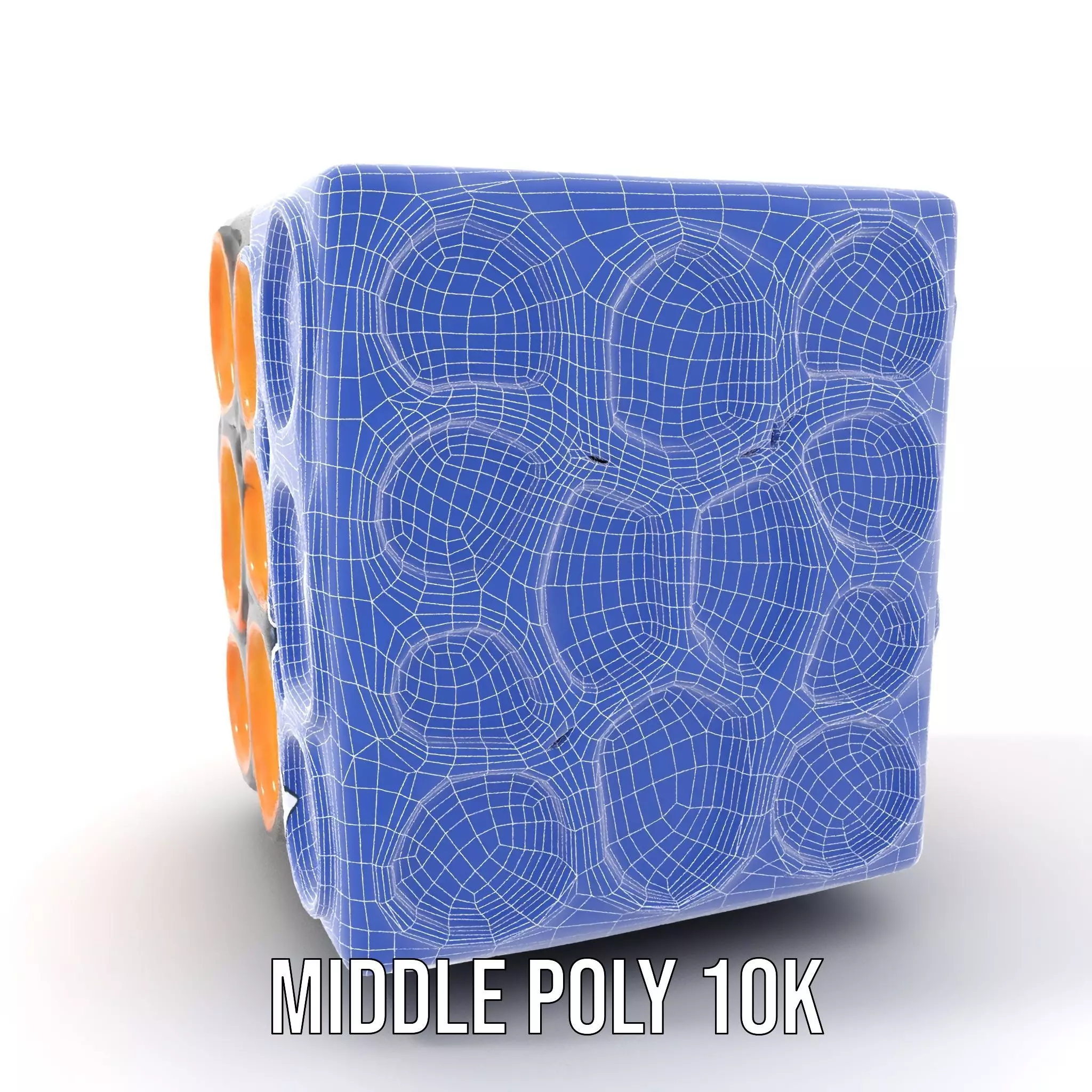 Hexagonal Amber Cube model pack Low-poly 3D model_25