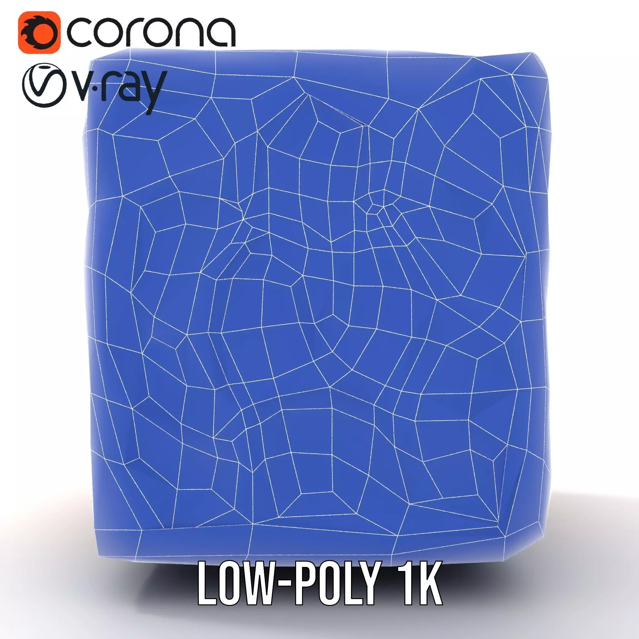 Hexagonal Amber Cube model pack Low-poly 3D model_29