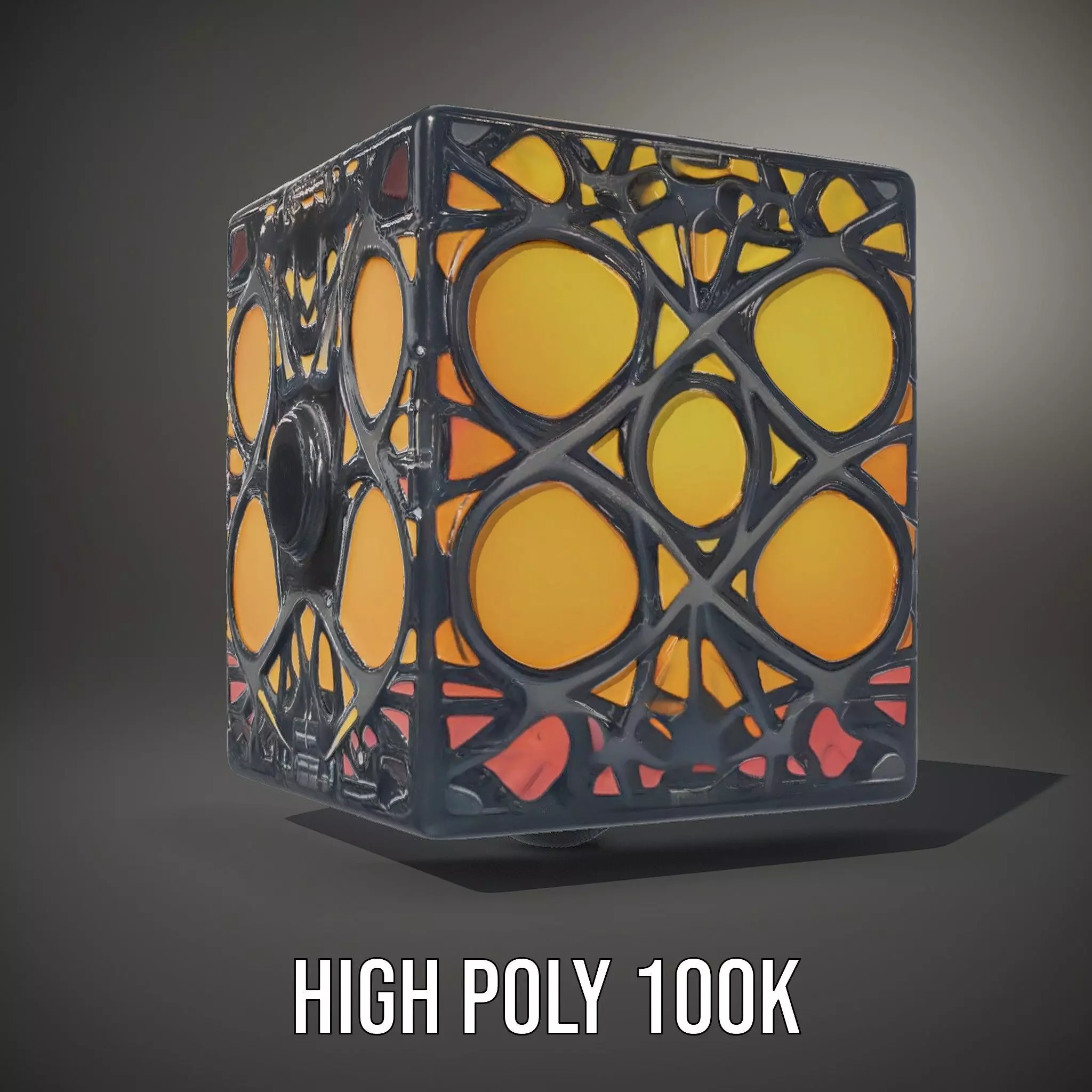 Elegant Gradient Lamp model pack Low-poly 3D model_11