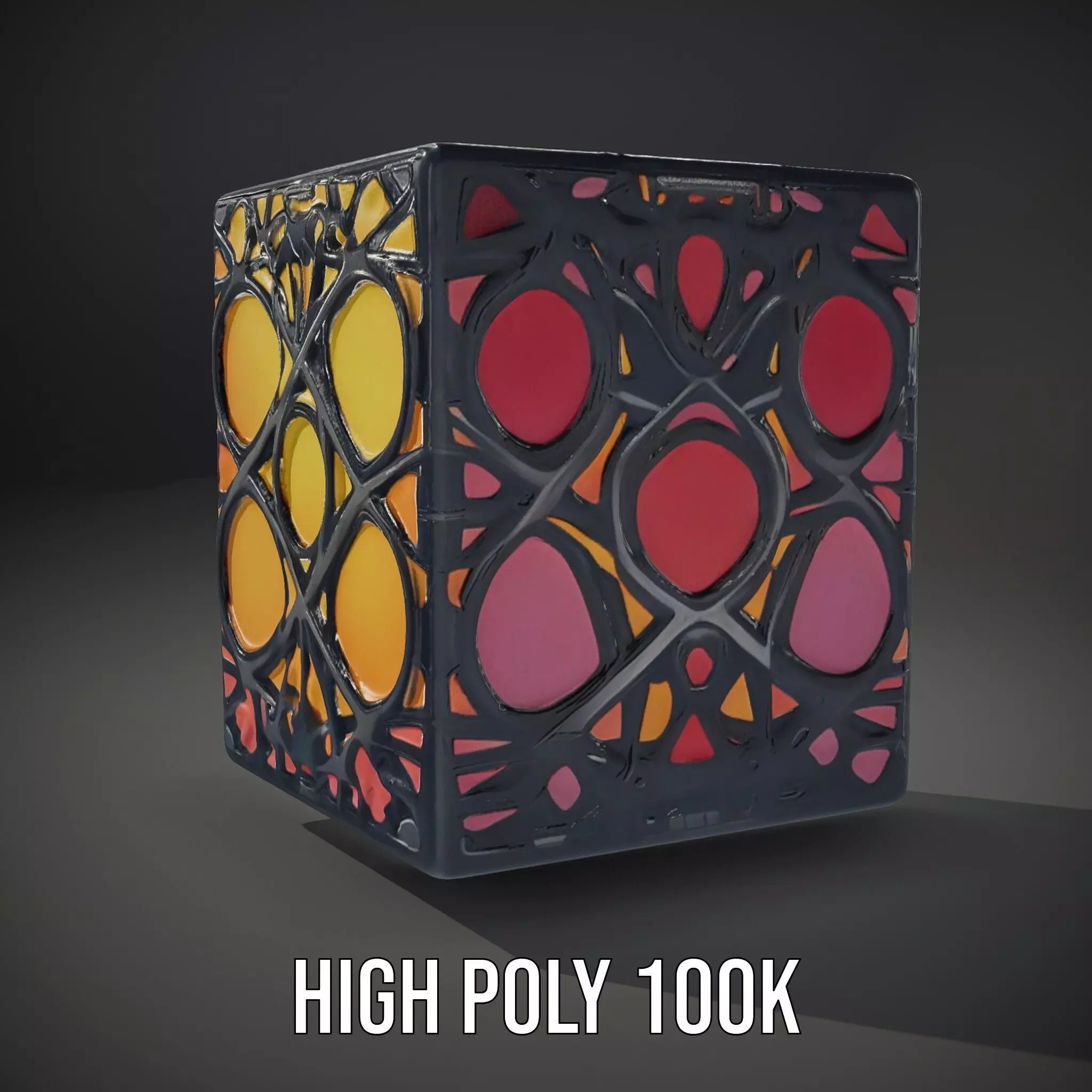 Elegant Gradient Lamp model pack Low-poly 3D model_9