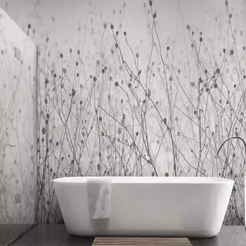 Botanical Line Art Wall Texture